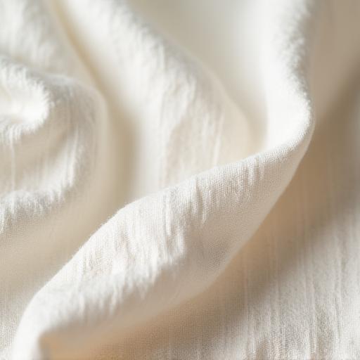 리넨 원단의 자연스러운 주름과 질감