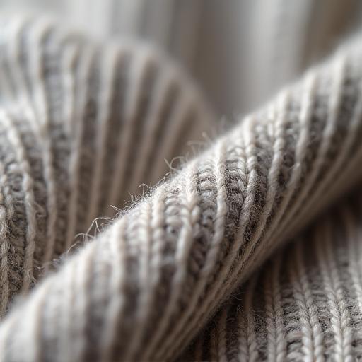 메리노 울 니트의 촘촘한 짜임